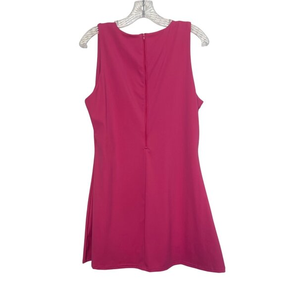 Qinsen Sleeveless Tennis Golf Dress Womens XL Pink New Undershorts - Picture 3 of 11